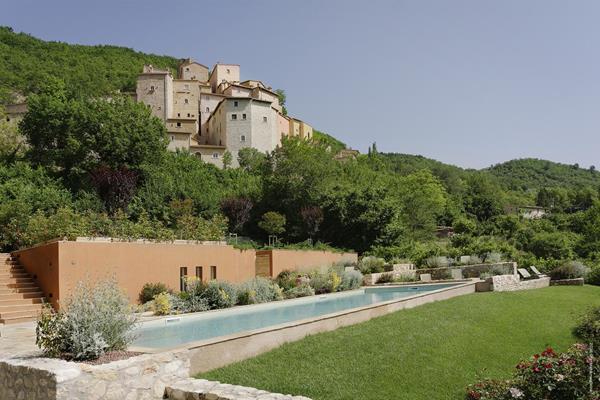 Castello Di Postignano Hotel Sellano Bagian luar foto